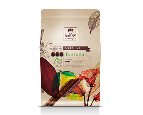 4X2.5Kg Tanzani Dark Chocolate 75% Pure Origin