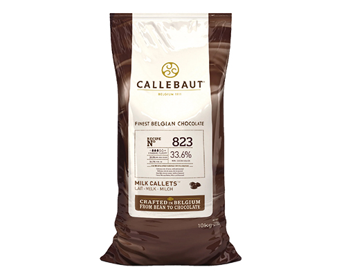 823 Callebaut Milk Chocolate Pistoles 33% 2X10 Kg