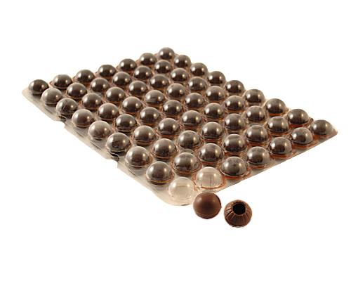 Callebaut Chocolate Truffle Shells Dark 504 Units