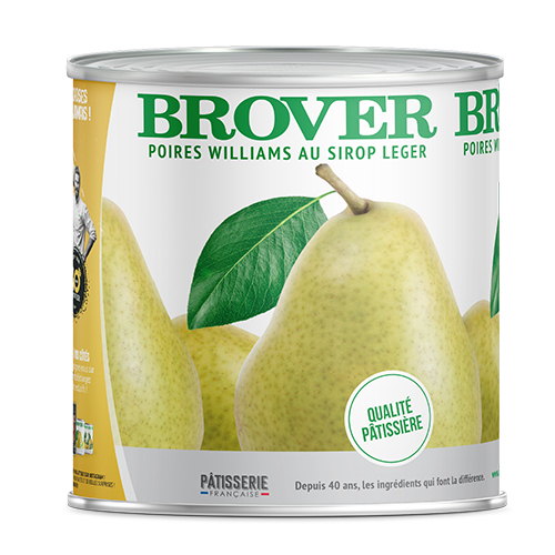 Mini Pears 14/18 With Light Syrup - Brover 850 Ml