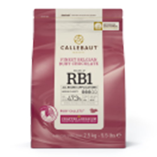 Ruby Cover Chocolate In Callets - Barry Callebaut 2.5 Kg