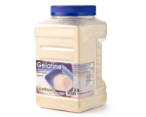 180 Bloom Gelatin Powder 30 Mesh Hide- Cebon 2.25 Kg