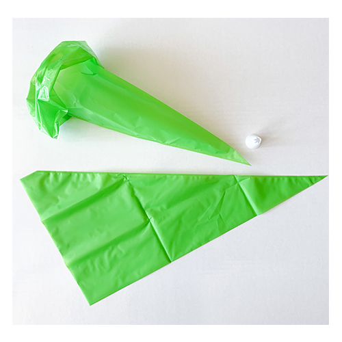 Disposable Green Piping Bags 24'' (59 Cm) - 100 Units