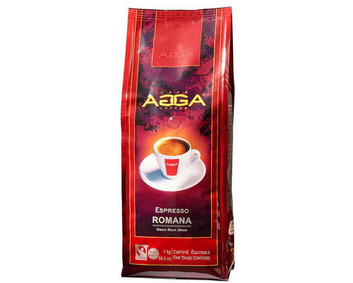 Agga Café Espresso Romana Grains 1 Kg