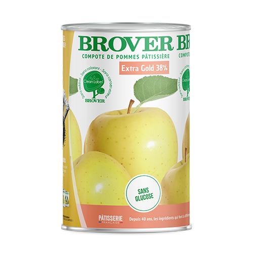 Apple Sauce Extra Gold 38% 3 X 4.1 L Brover
