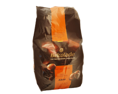 Belcolade Milk Chocolate Pistoles 34% 10 Kg