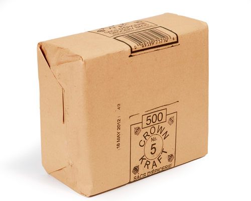 Brown Grocery Bags 5 Lb Box 500