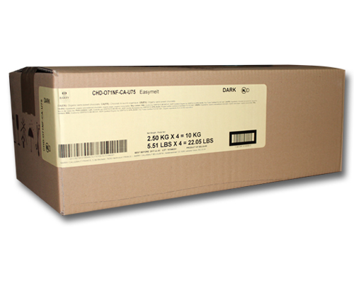 Chocolate Dark 71% Fair Trade Organic 4X2.5Kg