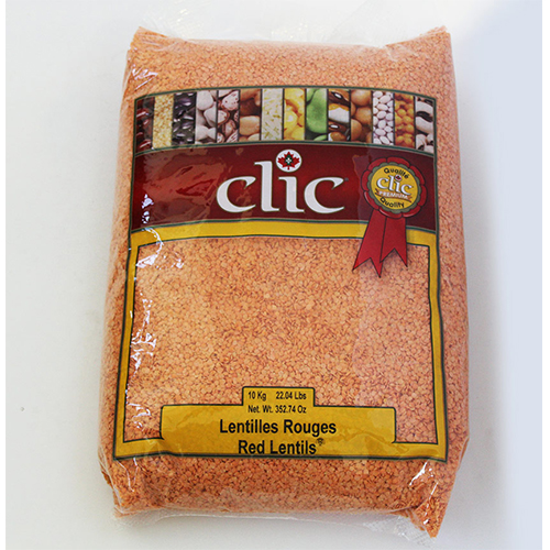 Clic Red Lentils Split 10 Kg