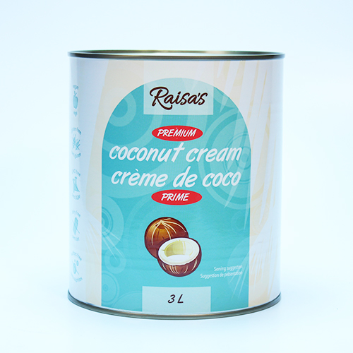 Coconut Cream 17-18 %  6 X 3 Lt  Sulfites Free