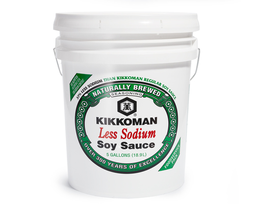 Kikkoman Less Sodium Soy Sauce 18.9 Lt