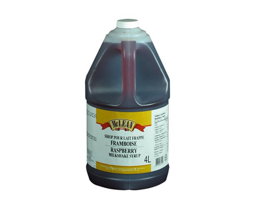 Mclean Raspberry  Milk Shake Syrup 2 X 4 Lts