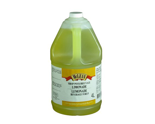 Mclean Sirop Breuvage Limonade 2 X 4 Lt