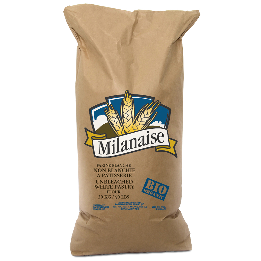 Non-Bleached White Flour With Organic Pastry 20 Kg