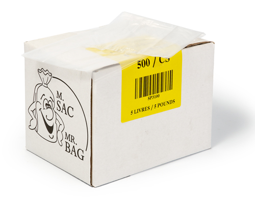 Poly Bag 5 Lb 5/3/14 Box 500