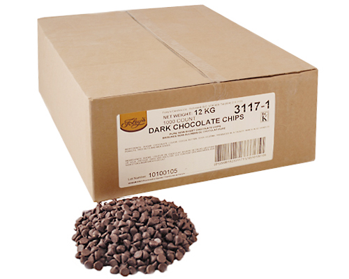 Pure Chocolate Chips 4000Ct (3117-4) 12 Kg