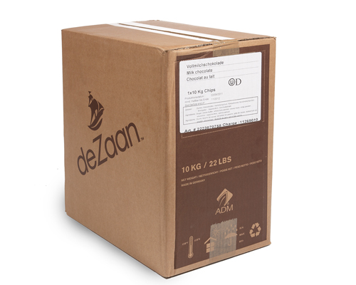 Schokinag Milk Chocolate Chips 37% 10 Kg