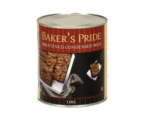 Sweet Condensed Milk 6X3.06L Baker's Pride