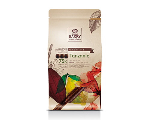 Tanzani Dark Chocolate Covered Pistoles 75% 1 Kg