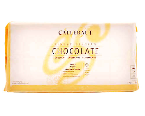 W2 Callebaut White Chocolate Block 28% 5 Kg