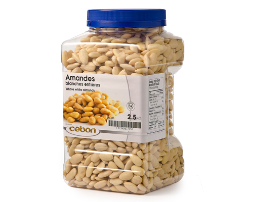 Whole Blanched Almonds 2.5 Kg