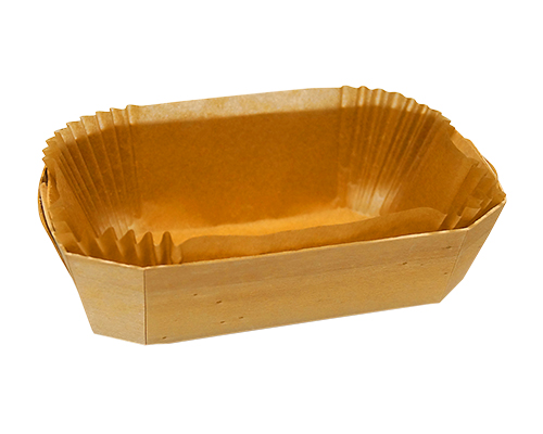 Wooden Mold, Glued W. Sulfurized Paper Cup 500Ml / 100 Units